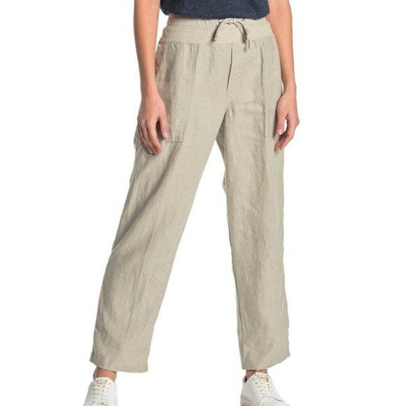 linen utility pants